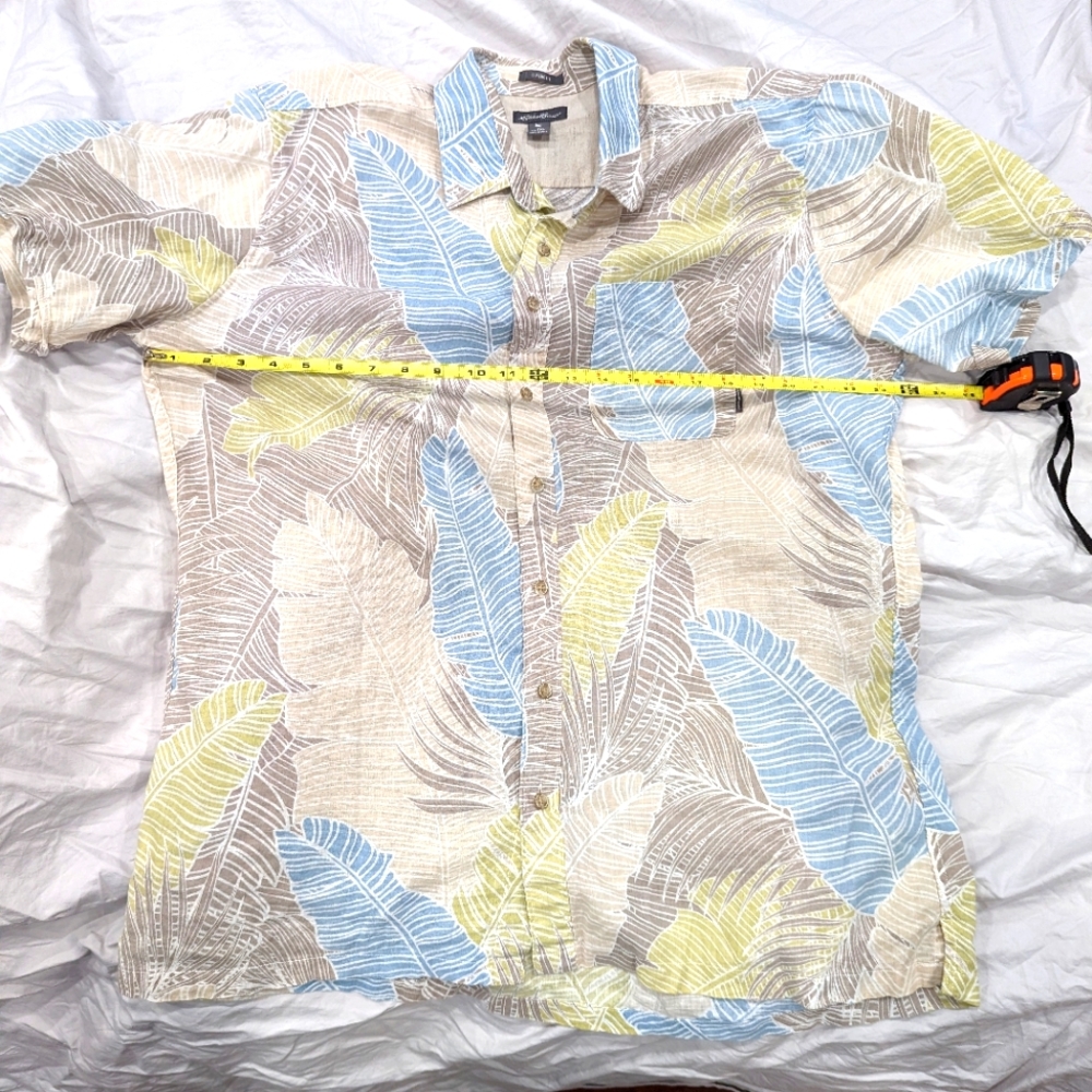 Eddie Bauer tropical linen/cotton men's XLT